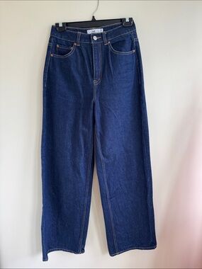 twik Dark Blue Wide-Leg Jeans
